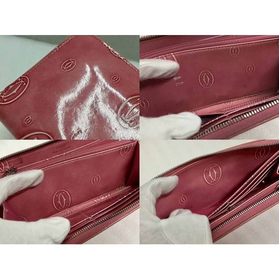 カルティエ Cartier ハッピーバースデー ラウンドファスナー 長財布