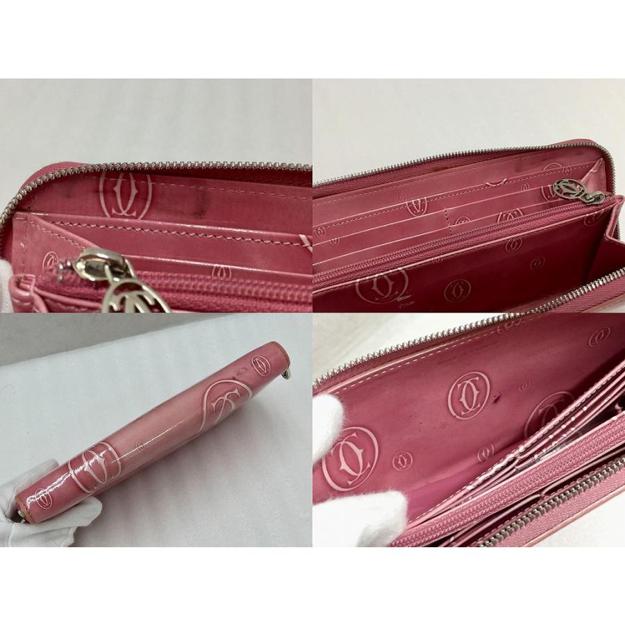カルティエ Cartier ハッピーバースデー ラウンドファスナー 長財布