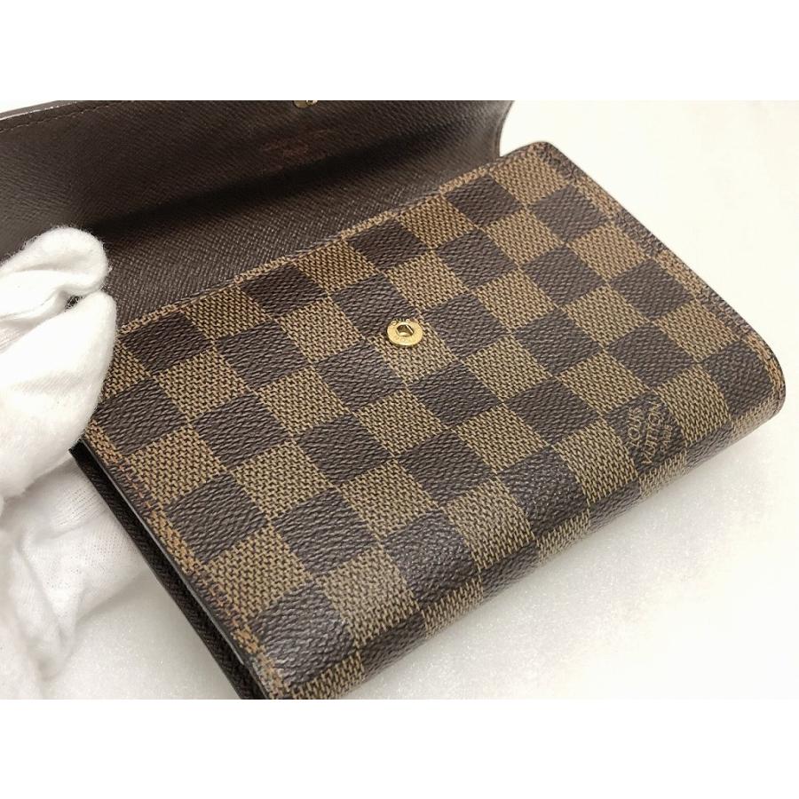 ルイヴィトン LOUIS VUITTON ダミエ ポルトトレゾール エテュイ パピエ