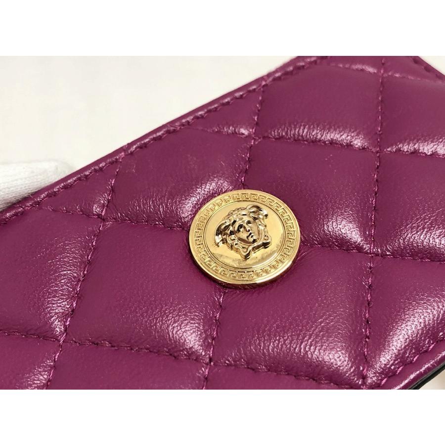 ヴェルサーチ VERSACE キルティング パスケース カードケース コイン