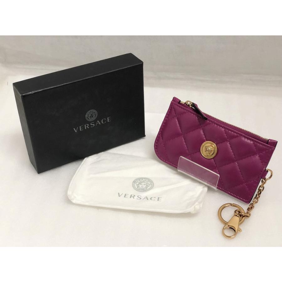 ヴェルサーチ VERSACE キルティング パスケース カードケース コイン