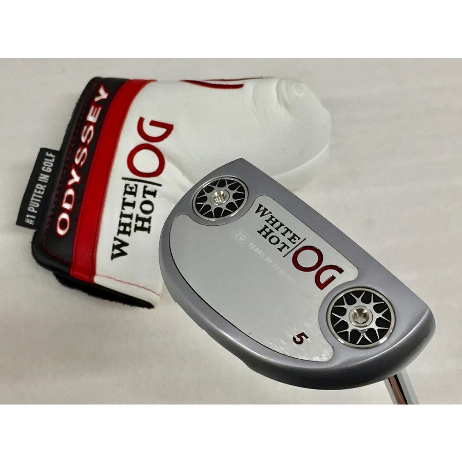 0308-005 WHITEHOT ODYSSEYパター オデッセイ ODYSSEY 右用 パター ＃5 ロフト角3° ヘッドカバー付き