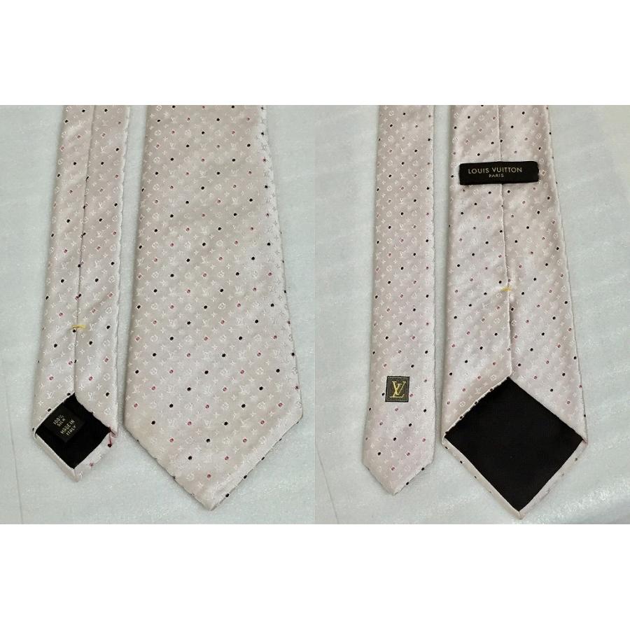 ルイヴィトン LOUIS VUITTON メンズ ネクタイ クラヴァット ドット柄