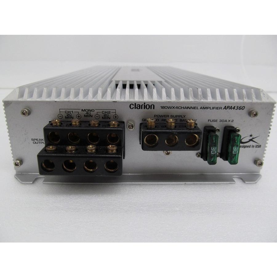クラリオン Clarion 【ジャンク品】 180W×4chの車載パワーアンプ