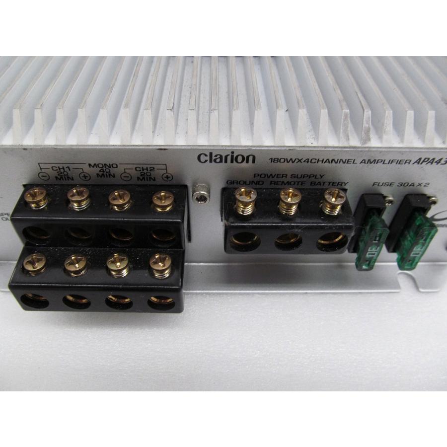 クラリオン Clarion 【ジャンク品】 180W×4chの車載パワーアンプ 