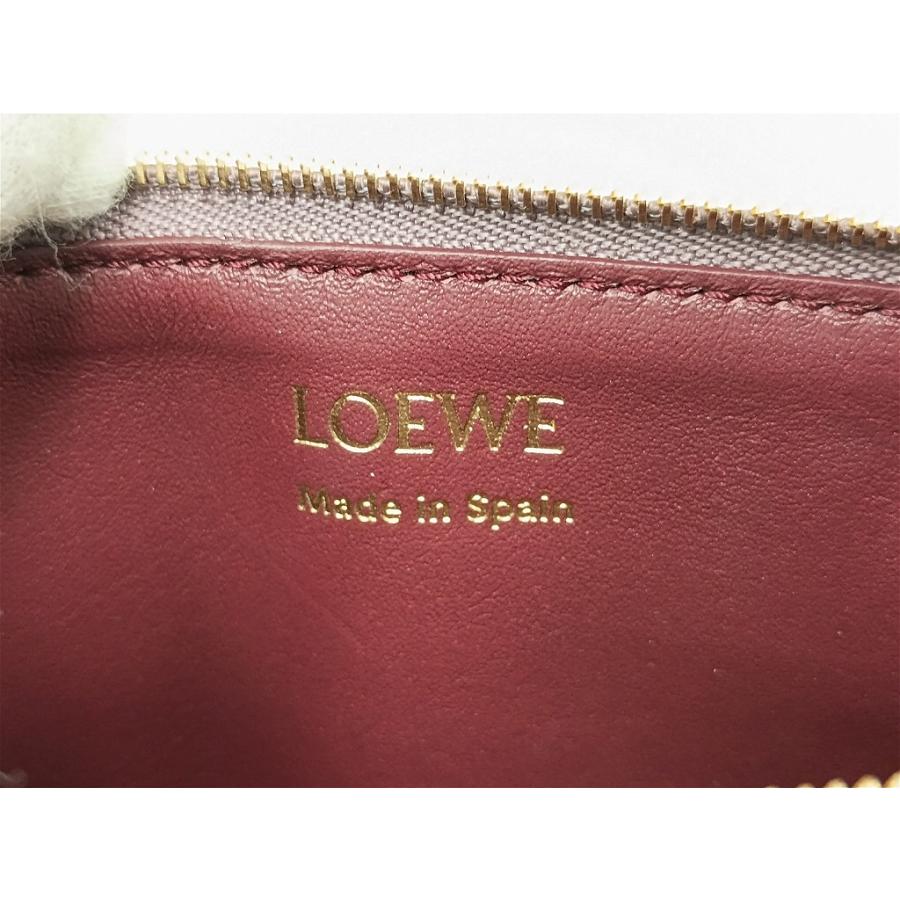 LOEWE ノット  カードホルダー フラグメントケース ボルドー ロエベ LOEWE ノットコインカードホルダー フラグメントケース