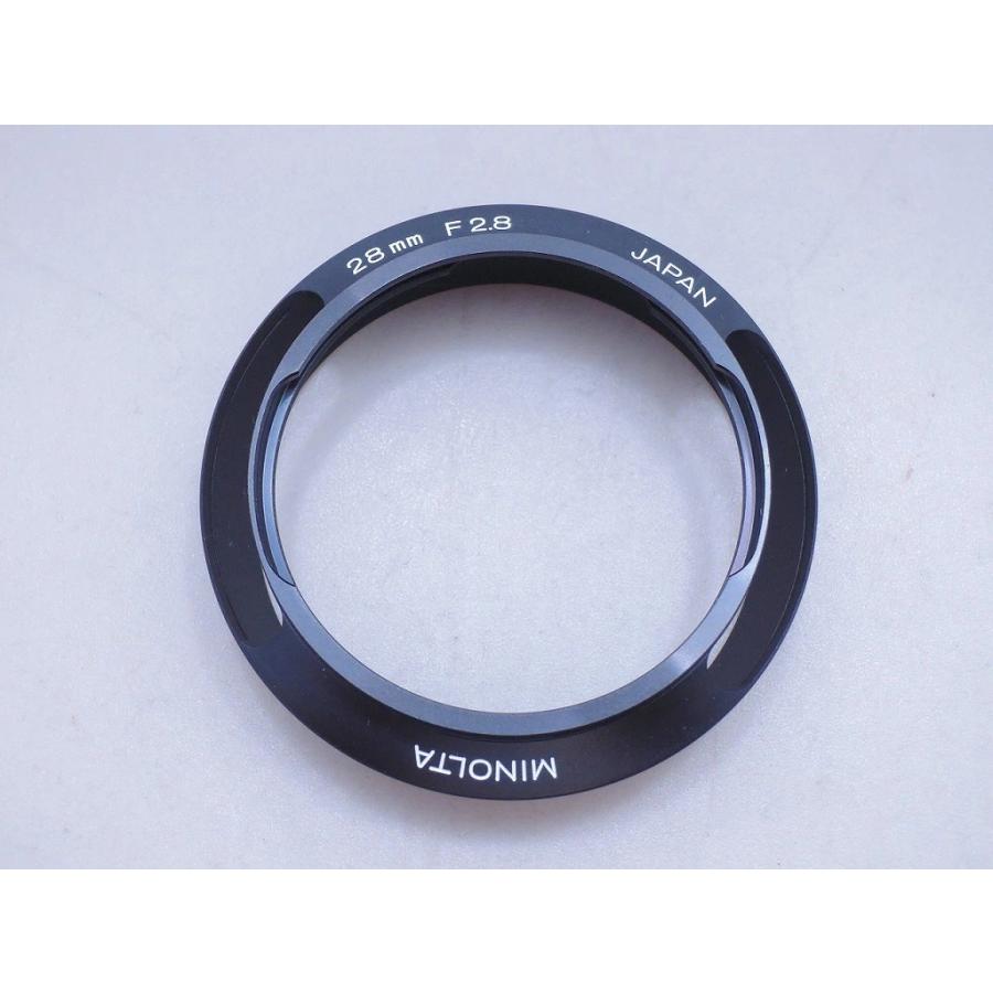ミノルタ MINOLTA レンズフード CLE 28mm f2.8 用の画像