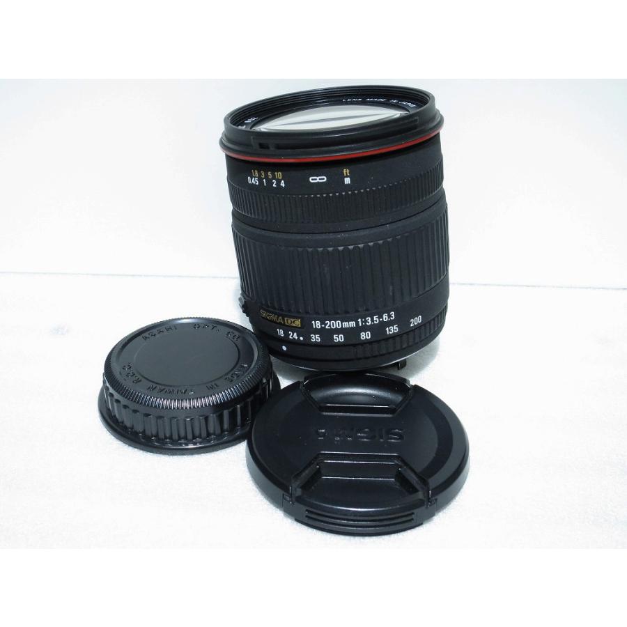 シグマ SIGMA Kマウント用ズームレンズ 18-200mm F3.5-6.3 DC