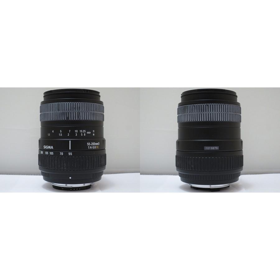 シグマ SIGMA Fマウント用ズームレンズ 55-200mm F4-5.6 DC
