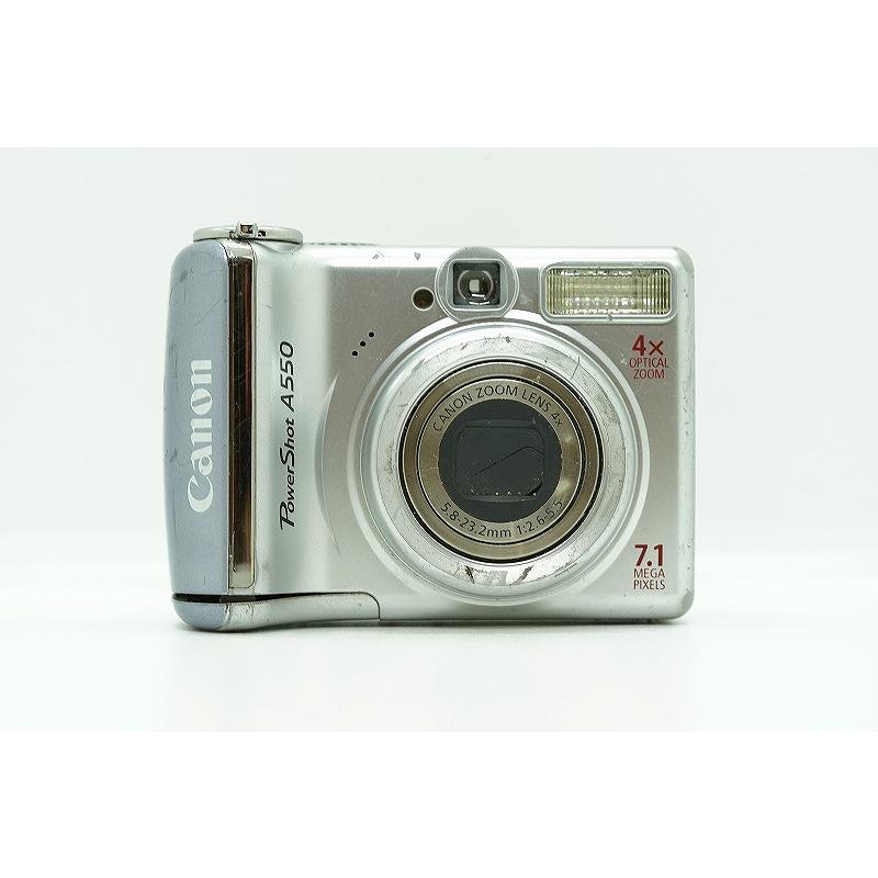 美品　Canon キャノンPowerShot A550 デジカメ SDカード Canon - canon PowerShot A550 SDカード・電池入の通販 by カワズ