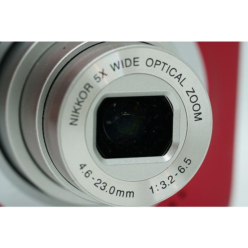 ニコン Nikon コンパクトデジタルカメラ レッド COOLPIX A100