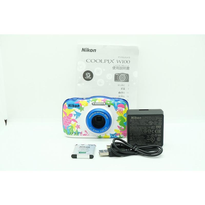 Nikon ニコン COOLPIX W100 コンパクト デジタルカメラ マリン 【公式