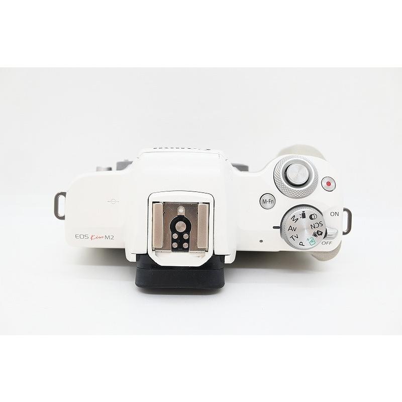 キヤノン Canon ミラーレス一眼 ボディ APS-C ホワイト EOS Kiss M2の画像