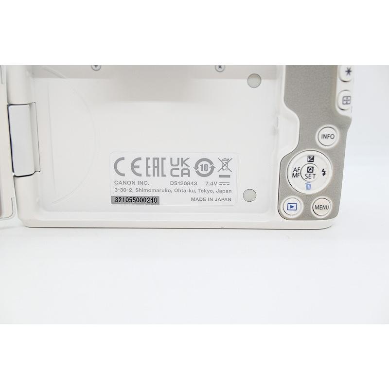 キヤノン Canon ミラーレス一眼 ボディ APS-C ホワイト EOS Kiss M2の画像