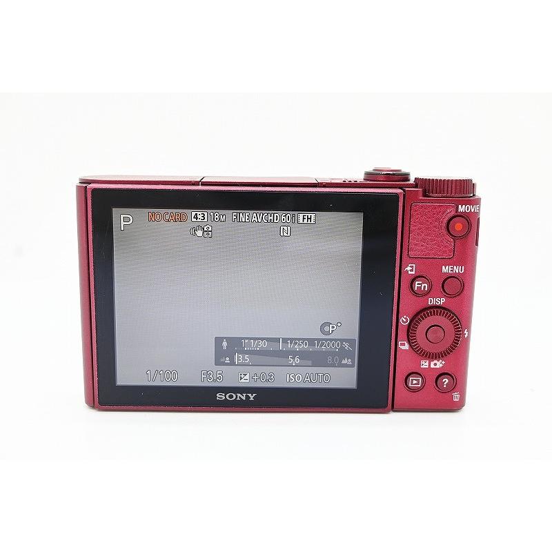 ソニー SONY コンパクトデジタルカメラ レッド DSC-WX500 : ワットマン