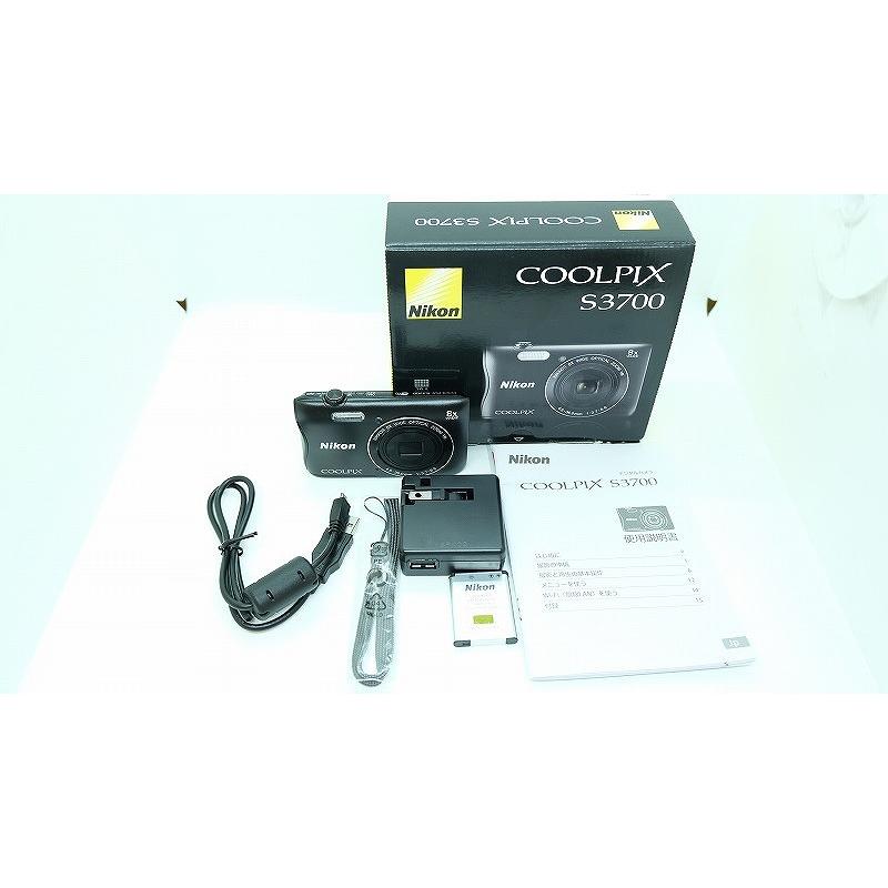 Nikon COOLPIX S3700 黒　コンパクトデジタルカメラ ニコン Nikon コンパクトデジタルカメラ ブラック COOLPIX S3700