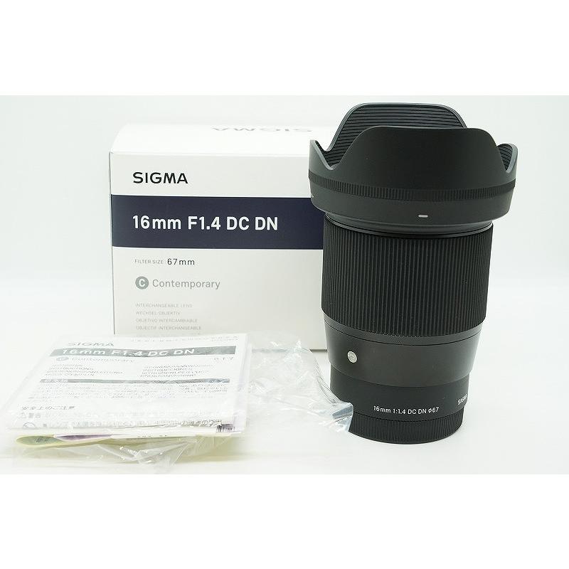 シグマ SIGMA Eマウント レンズ APS-C 16mm F1.4 DC DN Contemporary