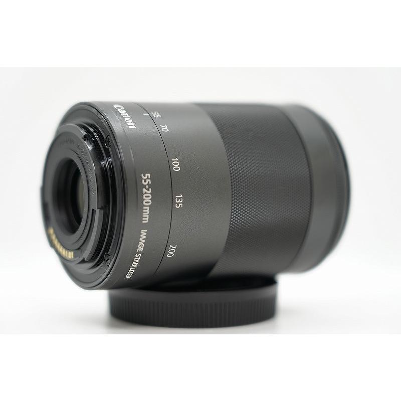 キヤノン Canon EF-Mマウント レンズ APS-C ブラック EF-M 55-200mm F4 