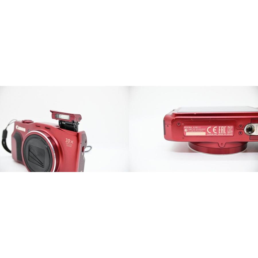 キヤノン Canon コンパクトデジタルカメラ レッド PowerShot SX710 HS