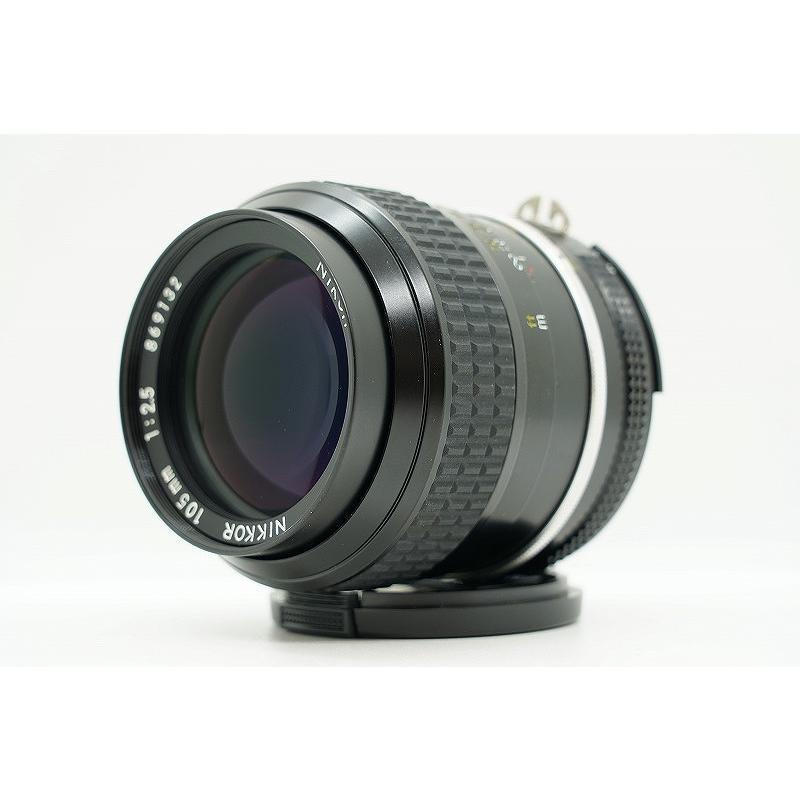 【美品】Nikon Nikkor 105mm F2.5 MF Fマウント ニコン Nikon Fマウント レンズ Ai NIKKOR 105mm F2.5 : ワットマン