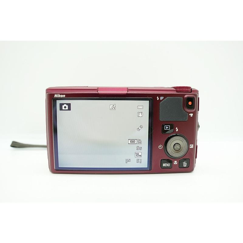 ニコン Nikon コンパクトデジタルカメラ ヴェルヴェットレッド COOLPIX