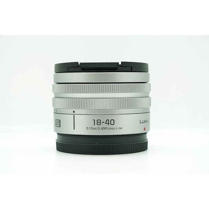 美品 LUMIX 18-40mm シルバー (販売店保証書有り) パナソニック Panasonic Lマウント レンズ フルサイズ シルバー LUMIX
