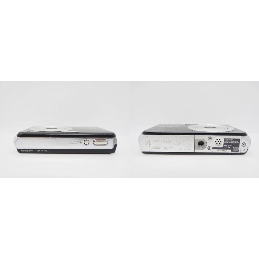 ソニー SONY コンパクトデジタルカメラ ブラック DSC-W190