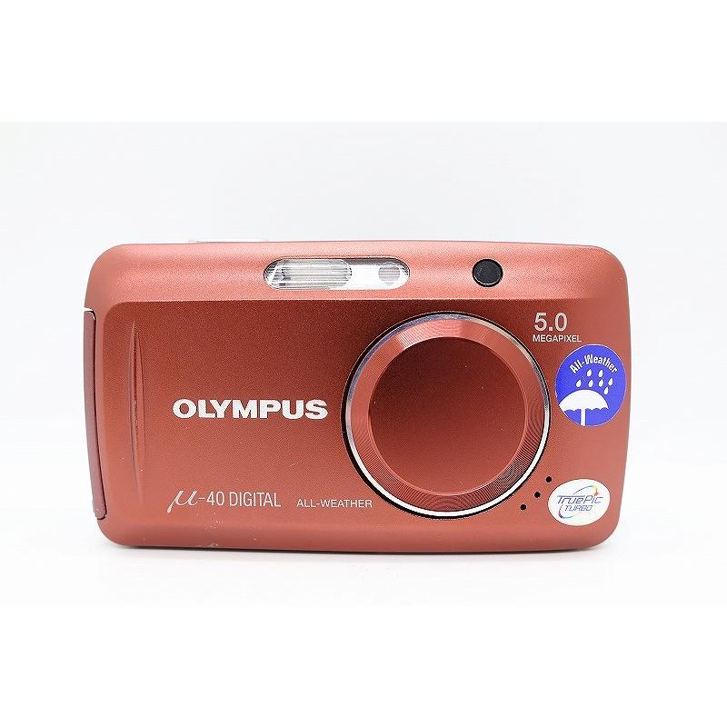 オリンパス OLYMPUS コンパクトデジタルカメラ レッドムーン μ-40