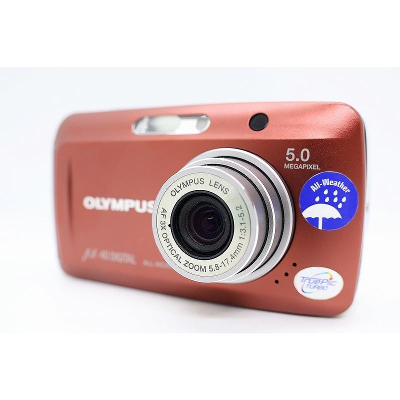 OLYMPUS コンパクトデジタルカメラ レッド オリンパス OLYMPUS コンパクトデジタルカメラ レッドムーン μ-40