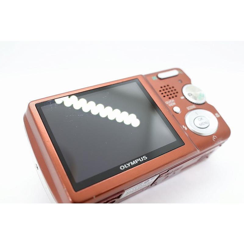 オリンパス OLYMPUS コンパクトデジタルカメラ レッドムーン μ-40