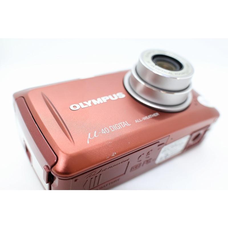 オリンパス OLYMPUS コンパクトデジタルカメラ レッドムーン μ-40