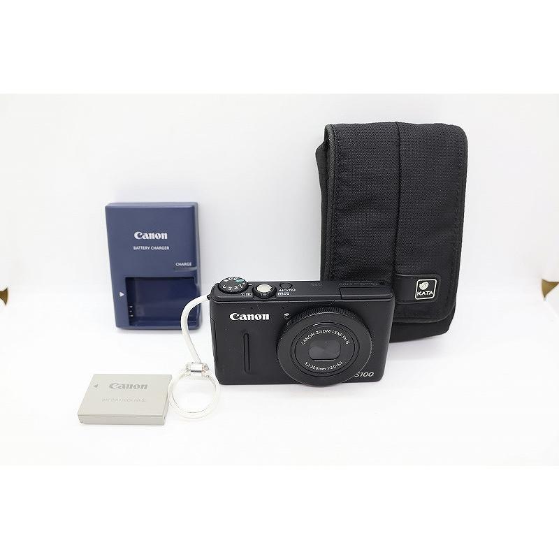 キヤノン Canon コンパクトデジタルカメラ ブラック PowerShot S100
