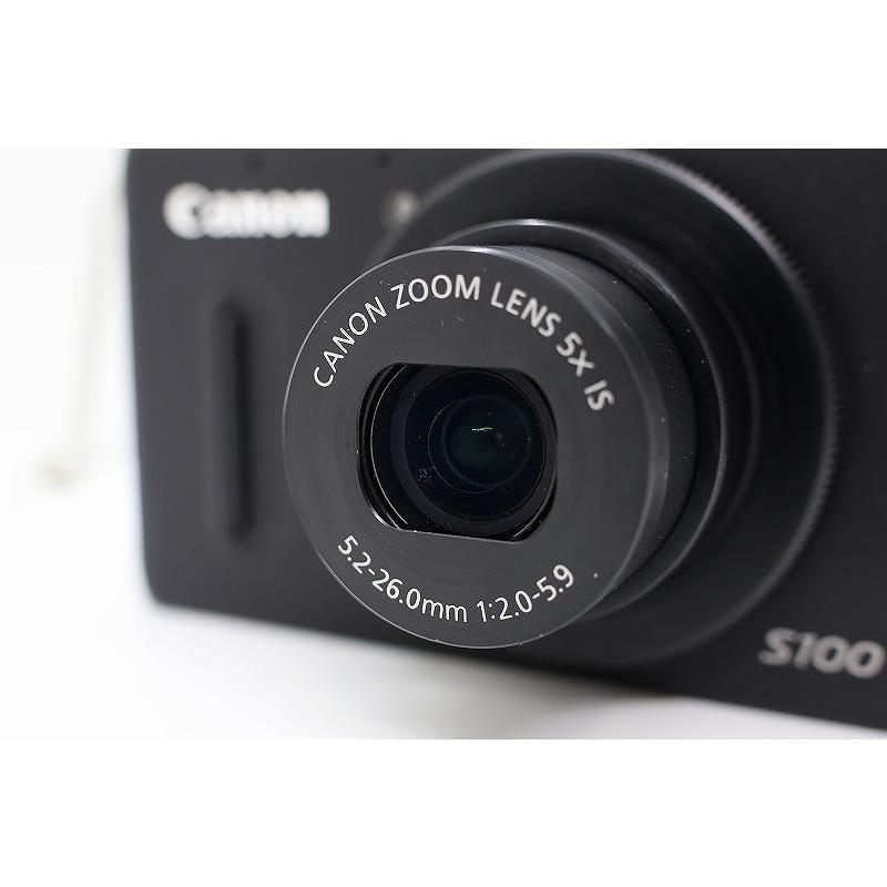 キヤノン Canon コンパクトデジタルカメラ ブラック PowerShot S100