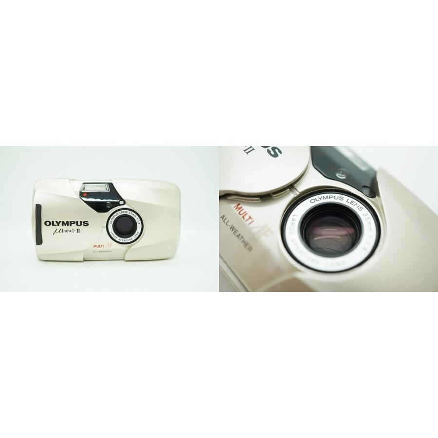 OLYMPUSコンパクトカメラ　フィルム電池付き オリンパス OLYMPUS コンパクトフィルムカメラ μ-II 【公式通販】