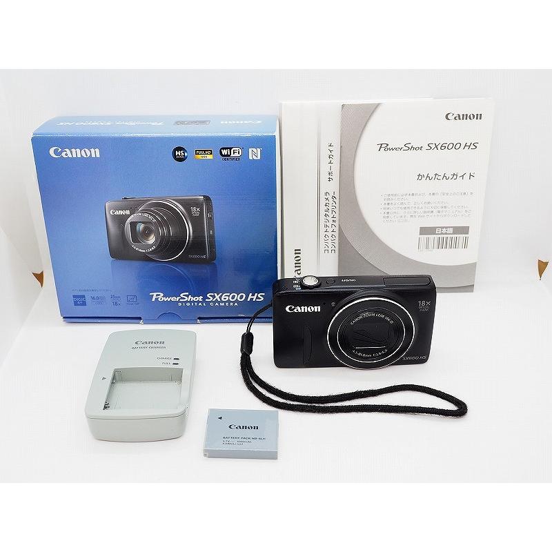 キヤノン Canon コンパクトデジタルカメラ ブラック PowerShot SX600