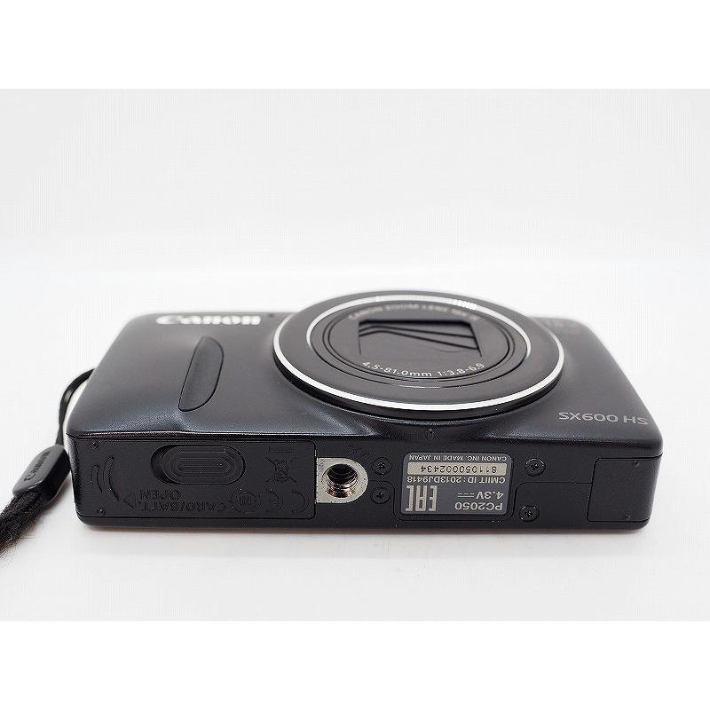 キヤノン Canon コンパクトデジタルカメラ ブラック PowerShot SX600