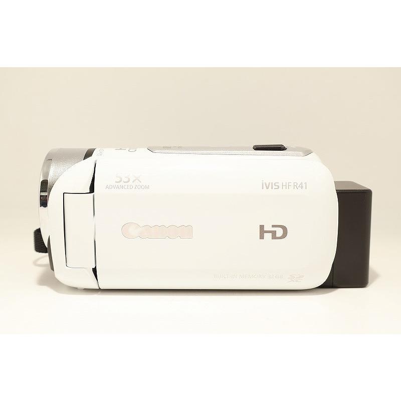 キヤノン Canon ビデオカメラ ホワイト iVIS HF R42 : ワットマン