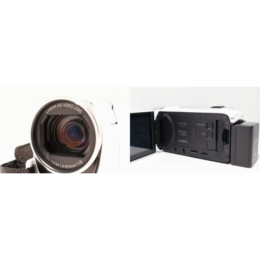 キヤノン Canon ビデオカメラ ホワイト iVIS HF R42 : ワットマン