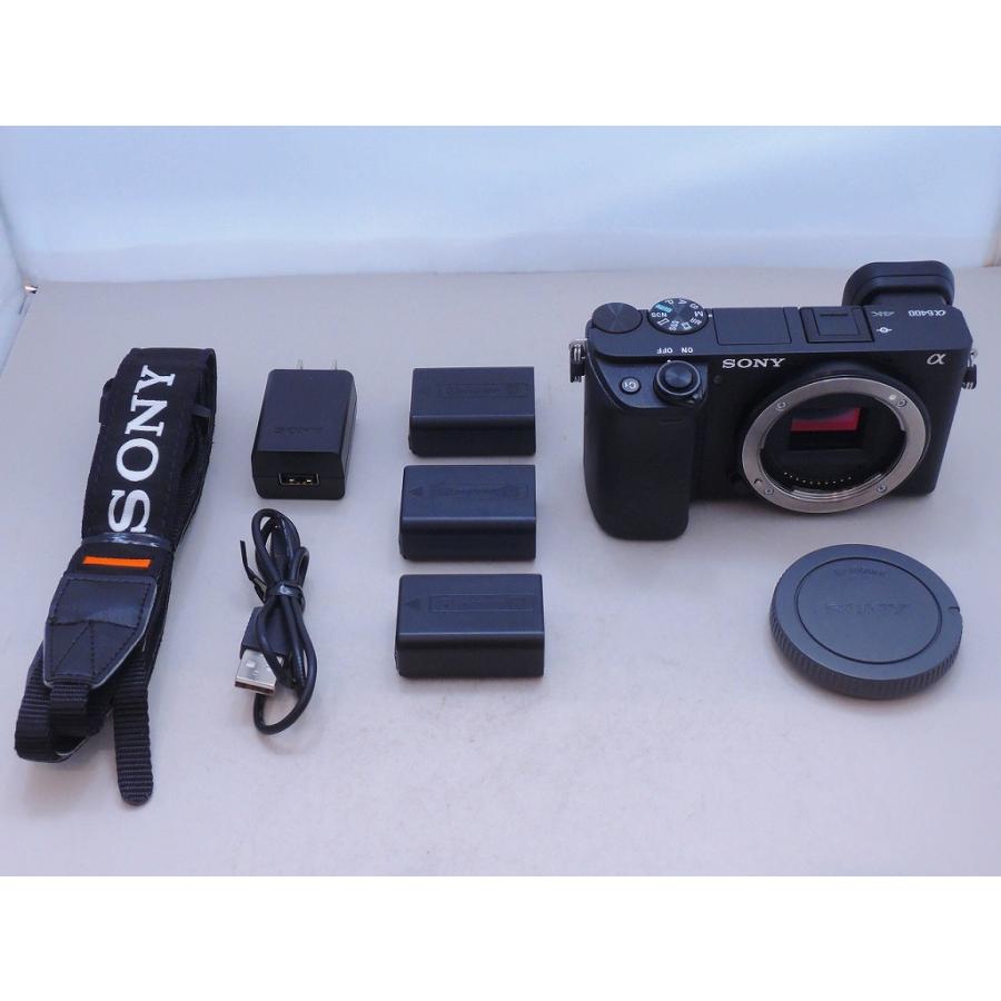 SONY α6400 ミラーレス一眼カメラボディ　おまけつき ソニー SONY ミラーレス一眼カメラ ボディ APS-C α6400 (ILCE-6400