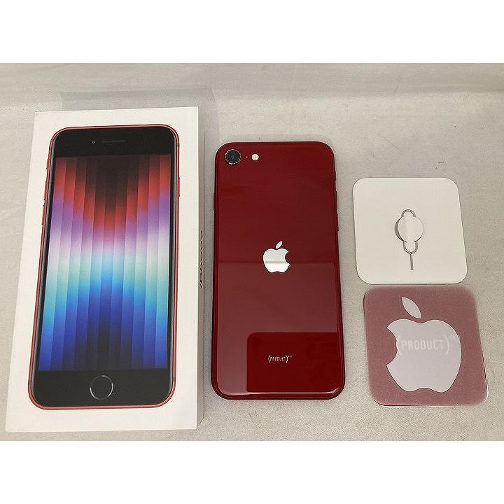 Apple iPhoneSE 第3世代　128GB レッド SIMフリー アップル Apple 【国内版SIMフリー】iPhoneSE（第3世代） 128GB