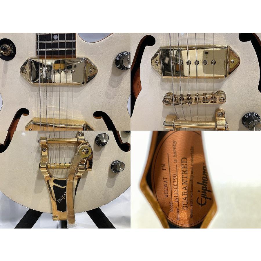 エピフォン Epiphone セミアコギター WILDKAT PWの画像