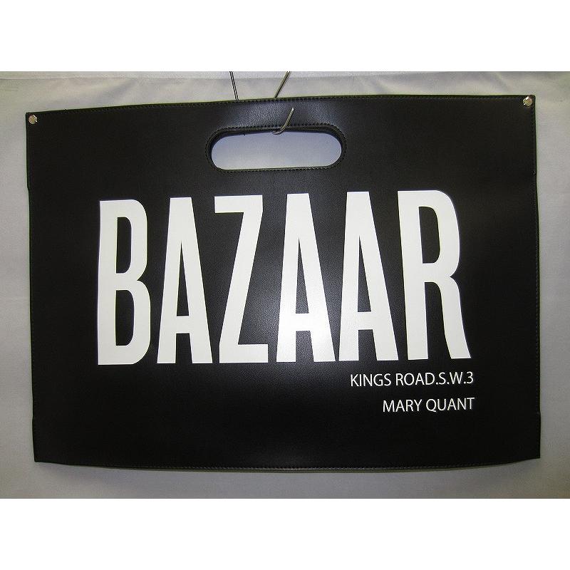 マリークワント MARY QUANT BAZAARアイコン 横トート ブラック マリークワント MARY QUANT BAZAARアイコン 横トート ブラック