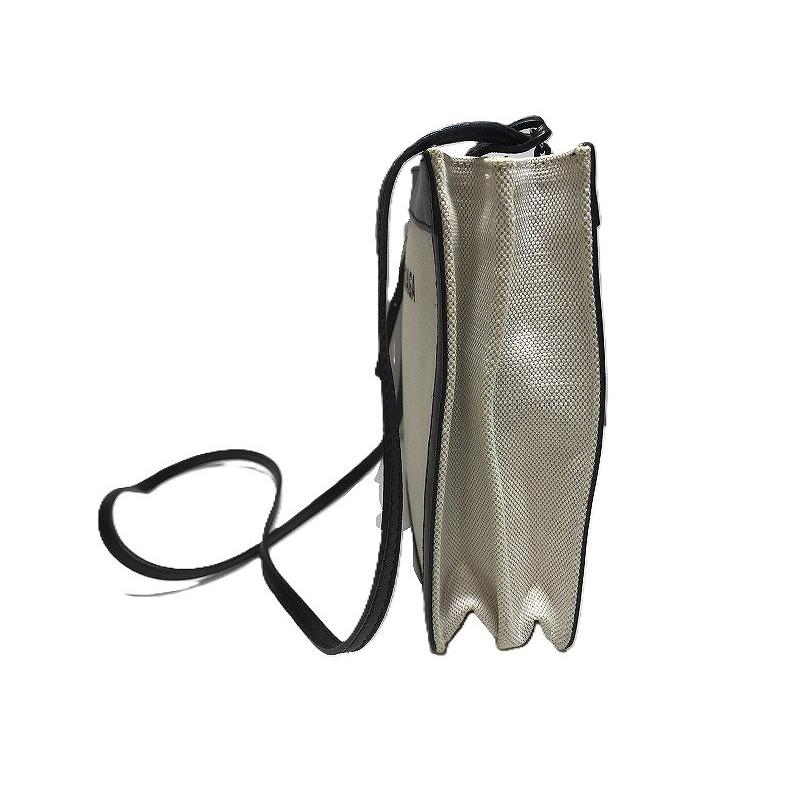 バレンシアガ BALENCIAGA ショルダーバッグ ブラック×アイボリー