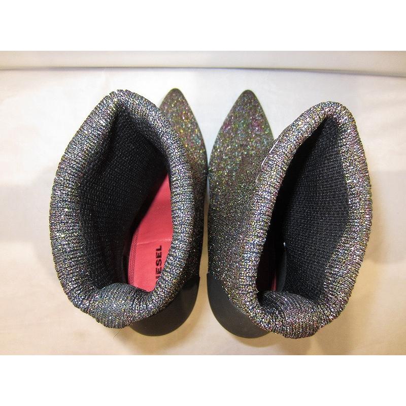 diesel ソックス　ブーツ　マルチカラー ディーゼル DIESEL ソックスブーツ ブラック/マルチカラー D