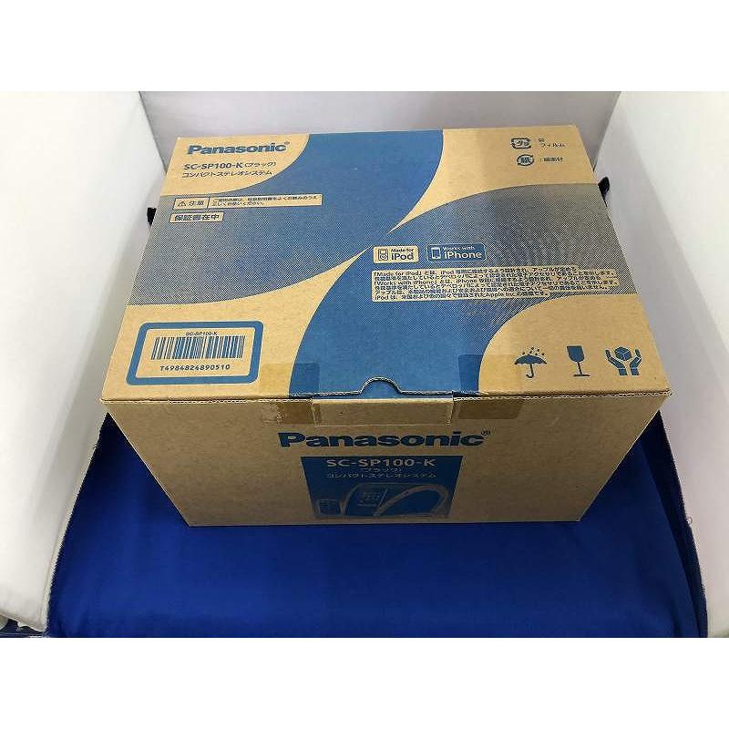 パナソニック コンパクトステレオシステム ブラック SC-SP100-K