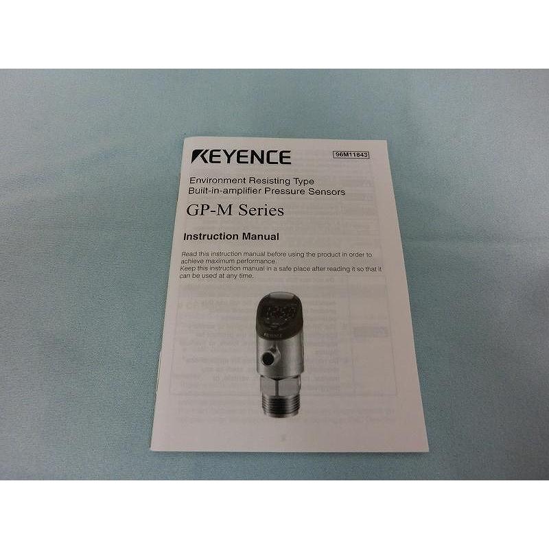 未使用】 キーエンス KEYENCE 耐環境デジタル圧力センサ GP-M100 未使用】 キーエンス KEYENCE 耐環境デジタル圧力センサ GP-M100