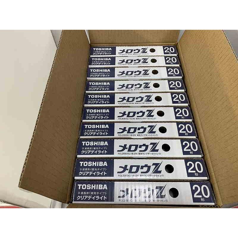 TOSHIBA メロウZ FCL20EDC/18-ZN 20形 蛍光灯10個入り 未使用】 東芝 TOSHIBA 環形蛍光ランプ メロウZ 20形 昼光タイプ 10個