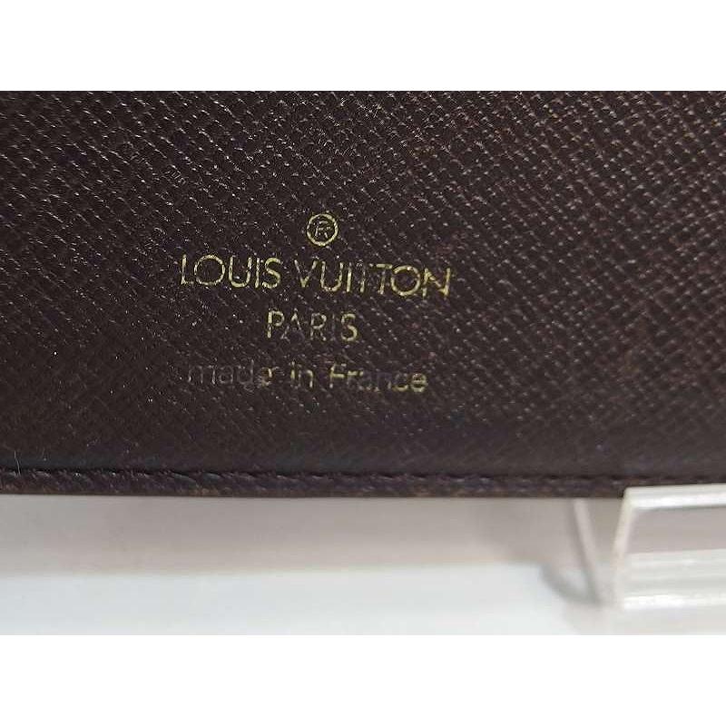 ルイ・ヴィトン LOUIS VUITTON 2つ折り財布/PVC/BRW/チェック