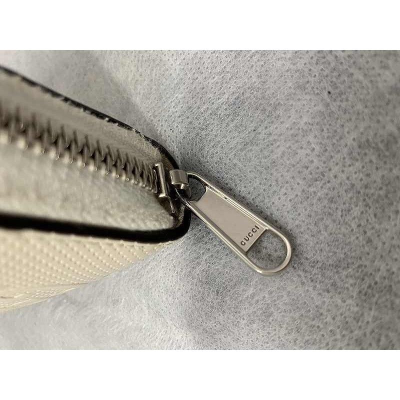 グッチ GUCCI GGエンボス 625558 長財布 レザー ホワイト : ワットマン
