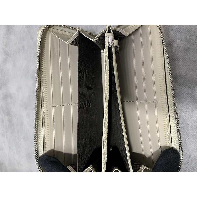 美品 GUCCI GGエンボス レザー 長財布 オフホワイト Wホック グッチ GUCCI GGエンボス 625558 長財布 レザー ホワイト : ワットマン